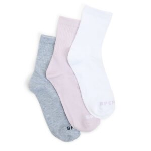 Ladies 3-Pack Short Crew Socks